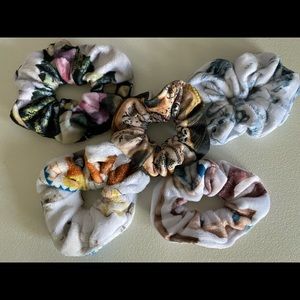 Minky scrunchies
